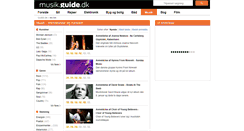 Desktop Screenshot of musik.guide.dk