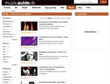 Tablet Screenshot of musik.guide.dk