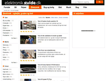 Tablet Screenshot of elektronik.guide.dk